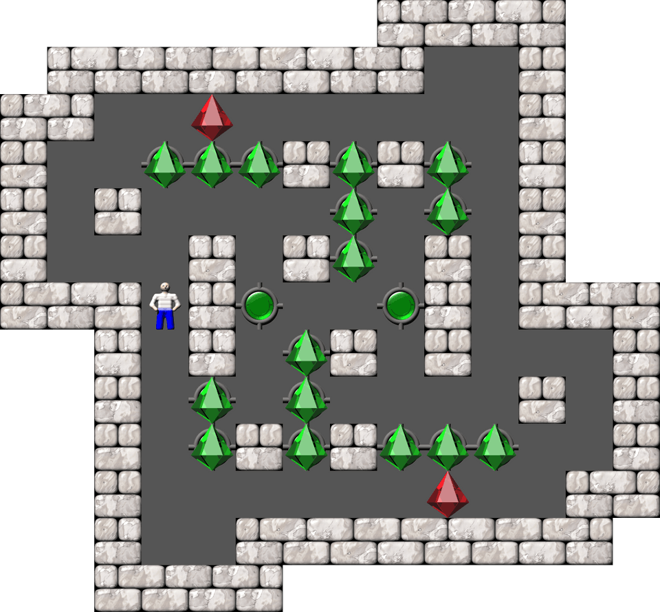 Sokoban Compact Catalysts level 56